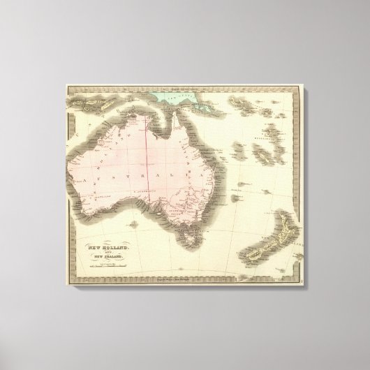 New Holland und Neuseeland Leinwanddruck (Vorderseite)