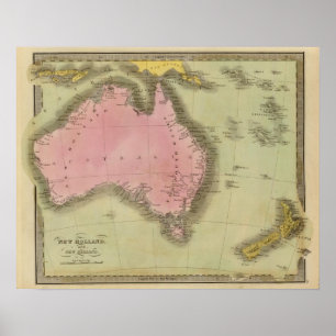 New Holland und Neuseeland Poster
