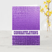 "New home" congratulations Karte (Gelbe Blume)