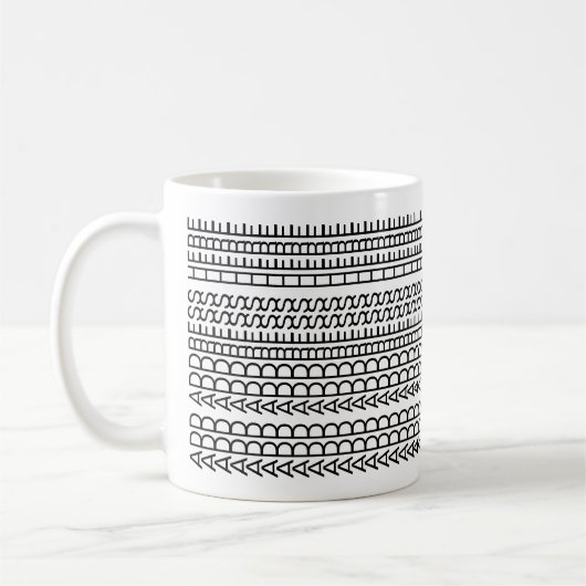 New Home Custom Unusual Hidden Message Modern Kaffeetasse (Links)