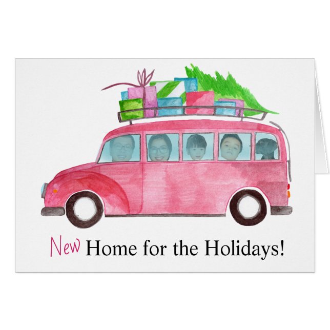 New Home customizable photo card (Vorderseite (Horizontal))