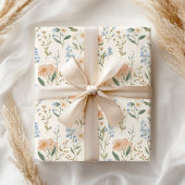 New Home Fun Floral  Geschenkpapier Set