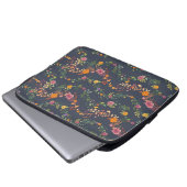New Home Gift Simple Floral Pattern Laptopschutzhülle (Vorne Knopf)