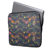 New Home Gift Simple Floral Pattern Laptopschutzhülle (Vorderseite Links)