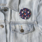 New Home Gift Simple Flowers Button (Beispiel)
