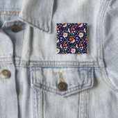 New Home Gift Simple Flowers Button (Beispiel)