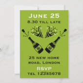 New Home Housewarming Welcome  Feiertagskarte (Rückseite)