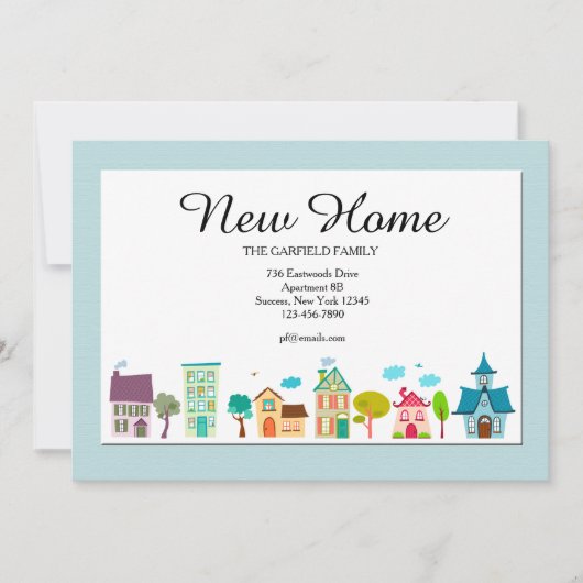 New Home Moving Announcement Ankündigung (Vorderseite)