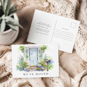 New Home Moving Announcement Change of Address Postkarte