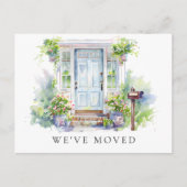 New Home Moving Announcement Change of Address Postkarte (Vorderseite)