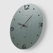 New Home Perfect Bathroom Wall Steamed Timepiece  Große Wanduhr (Winkel)