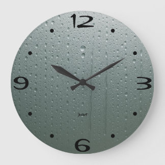 New Home Perfect Bathroom Wall Steamed Timepiece  Große Wanduhr