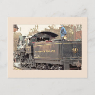 New Hope Ivyland Dampflok Postkarte