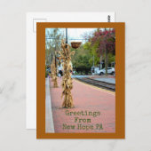 New Hope PA Postkarte (Vorne/Hinten)