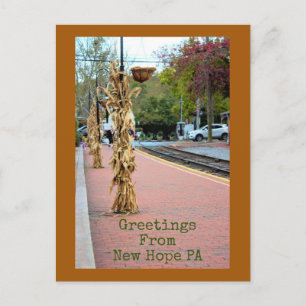 New Hope PA Postkarte