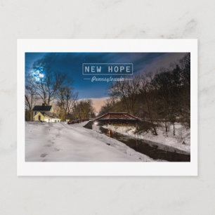 New Hope Pa, Postkarte