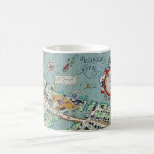 New Hope PA Vintage Illustration Mug Kaffeetasse (Mittel)