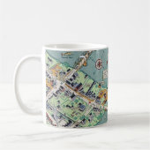 New Hope PA Vintage Illustration Mug Kaffeetasse (Links)