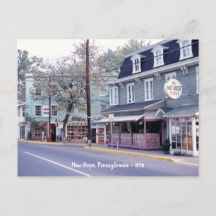 New Hope, Pennsylvania 1970 The Nut House Fudge Postkarte