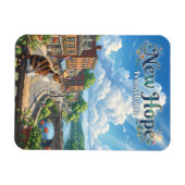 New Hope USA Magnet (Horizontal)