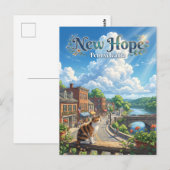 New Hope USA Postkarte (Vorne/Hinten)