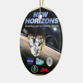 New Horizons-Auftrag zu Pluto! Keramik Ornament (Links)