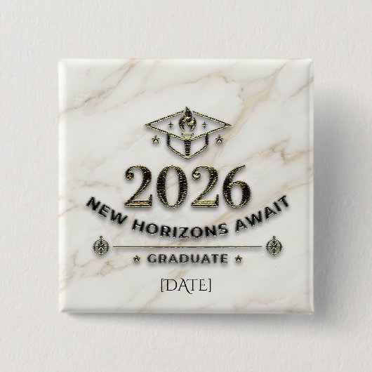 New Horizons Await / Pin Nuevos Horizontes Button (Vorderseite)