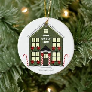 New House Christmas Collectiable Keramikornament