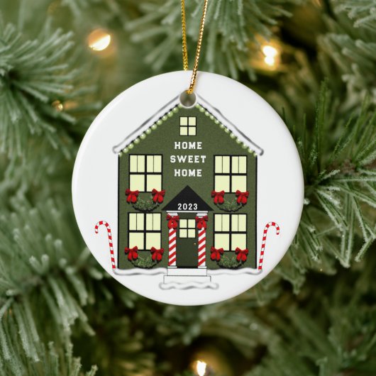 New House Christmas Collectiable Keramikornament (Baum)