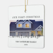 New House Modernes Foto Kalligrafie Ornament (Links)