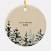 New House New Build Custom Christmas Ornament (Hinten)