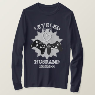 New Husband Funny Personalisiert Gamer T-Shirt