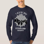 New Husband Funny Personalisiert Gamer T-Shirt (Vorderseite)
