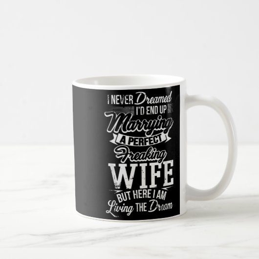 New Husband Wedding Anniversary Couple Hubby Gift Kaffeetasse (Rechts)