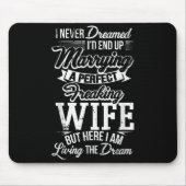 New Husband Wedding Anniversary Couple Hubby Gift  Mousepad (Vorne)