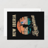 New Iberia Louisiana Postkarte (Vorne/Hinten)