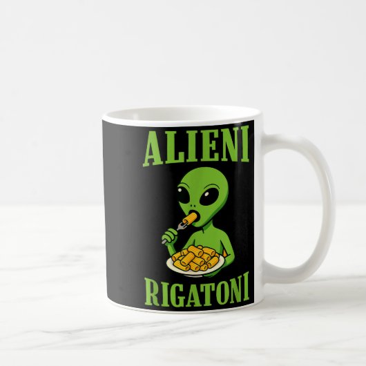 New Italian Brainrot Alieni Rigatoni Funny Viral M Kaffeetasse (Rechts)