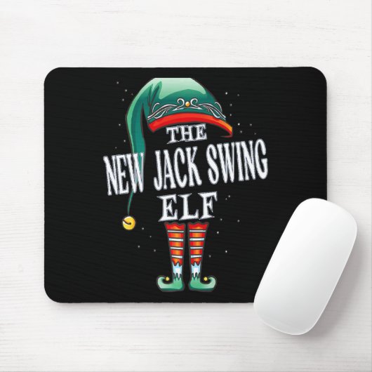 New Jack Swing Elf Christmas Group Xmas Pajama Par Mousepad (Mit Mouse)