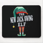 New Jack Swing Elf Christmas Group Xmas Pajama Par Mousepad (Vorne)