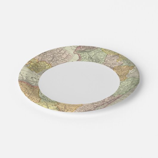 New Jersey 10 Pappteller (Schrägansicht)