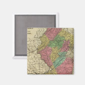 New Jersey 12 Magnet (Vorderseite/Rückseite)