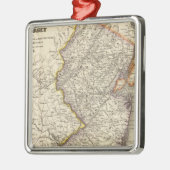 New-Jersey 14 Silbernes Ornament (Links)