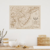 New Jersey 1778, Replica Poster (Küche)