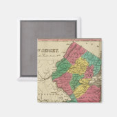 New Jersey 3 Magnet (Vorderseite/Rückseite)