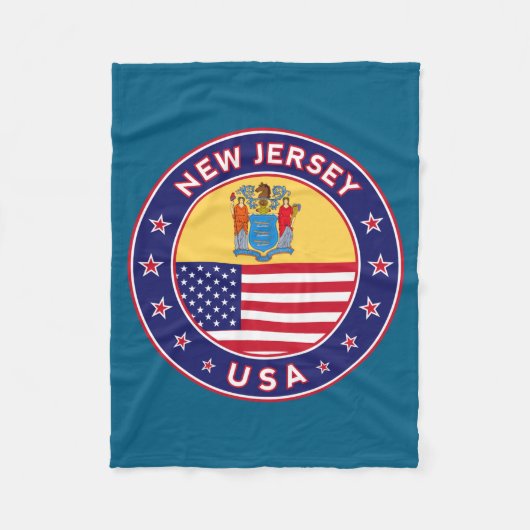 New Jersey _4 Fleecedecke (Vorderseite)