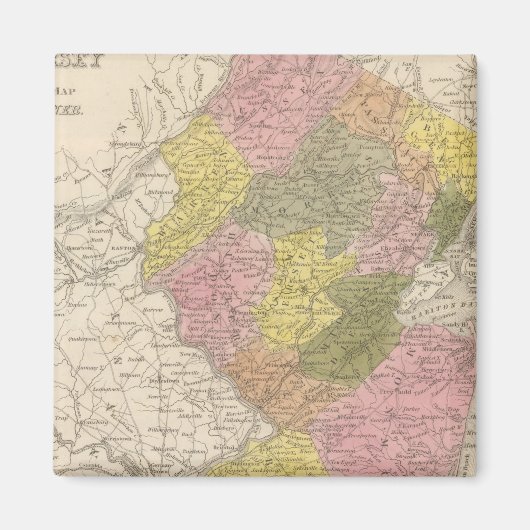 New Jersey 4 Magnet (Vorne)