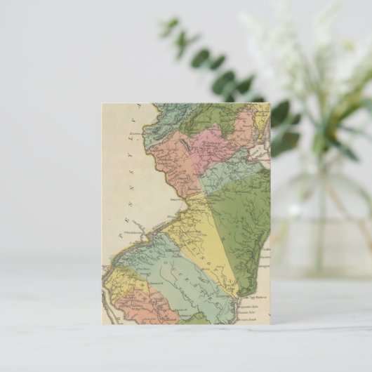 New Jersey 4 Postkarte (Stehend Vorderseite)