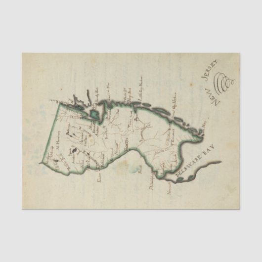 New-Jersey 5 Seidenpapier (Vorderseite)