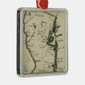 New Jersey 5 Silbernes Ornament (Rechts)