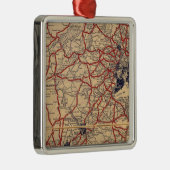 New-Jersey 6 Silbernes Ornament (Rechts)